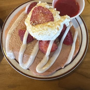 BabyStacks Cafe - Spring Mountain - Strawberry Shorcake Pancakes - Breakfast & Brunch Near Me - Las Vegas, Nevada