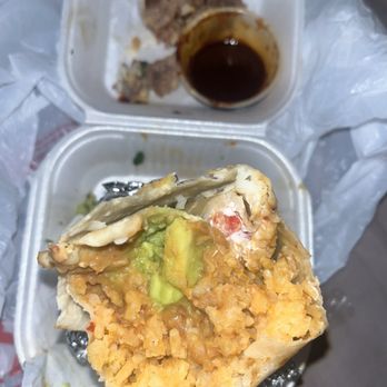 Mariscos Los Altos - No meat in 50% of the burrito. - Seafood Near Me - Tracy, California