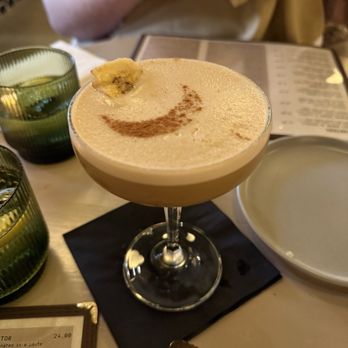 Luna Bistro Cafe - Banana cream espresso martini - New American Near Me - Long Beach, California Luna Bistro Cafe - Banana cream espresso martini - New American Near Me - Long Beach, California