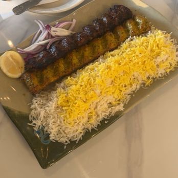 Zaytoon Grill - chicken kabob and beef kabob rice platter - Persian/Iranian Near Me - Stone Mountain, Georgia Zaytoon Grill - chicken kabob and beef kabob rice platter - Persian/Iranian Near Me - Stone Mountain, Georgia