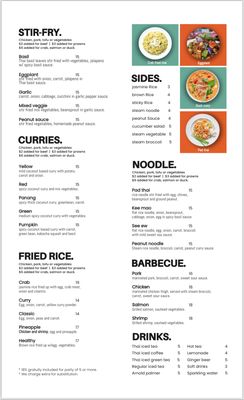 Menu photo 1 The 35 thai kitchen Petaluma, CA