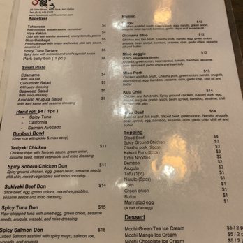 Kuu - Menu - Ramen Near Me - New York, New York