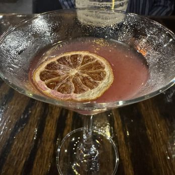 Parlor House Bistro - Blood orange martini - New American Near Me - Dunedin, Florida