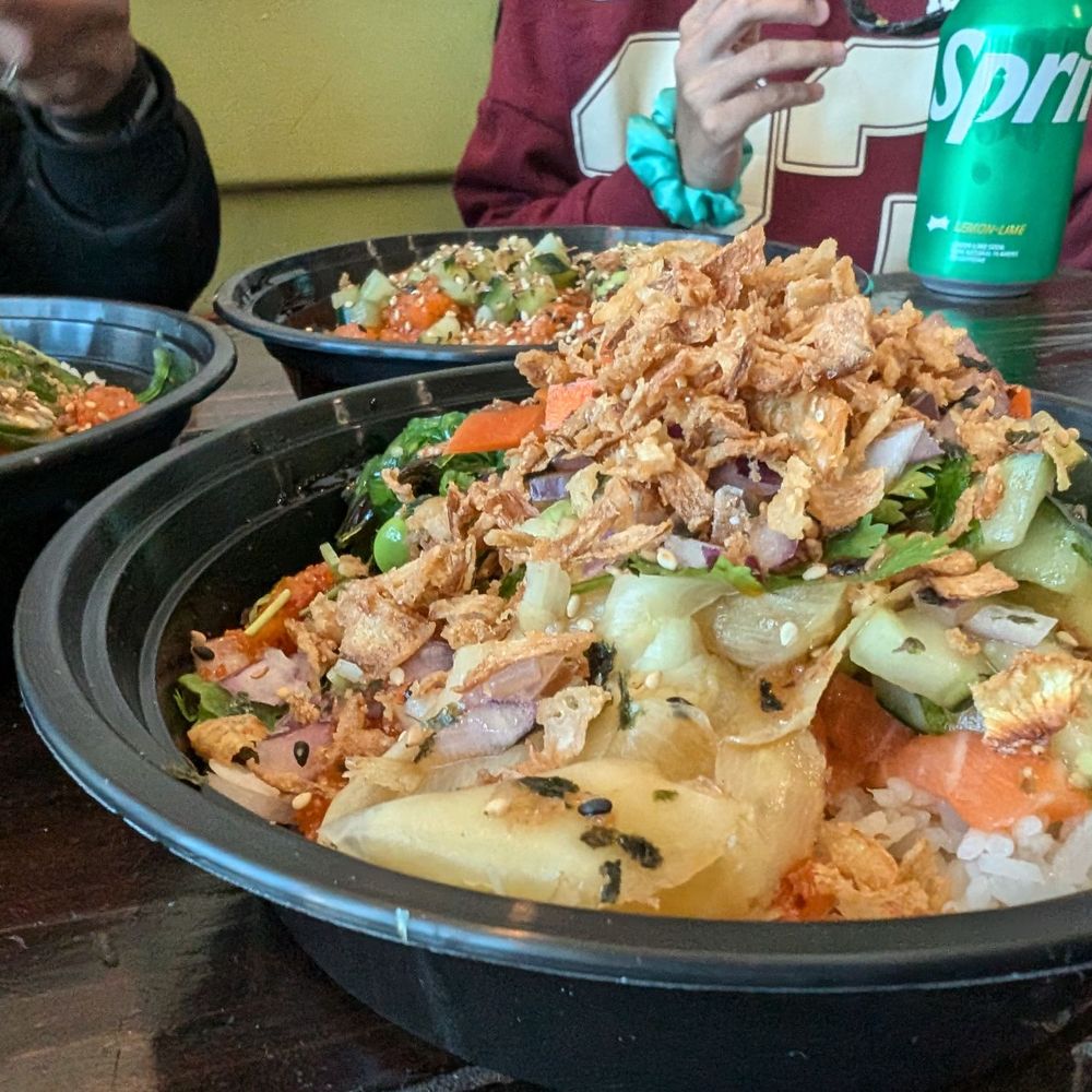 The gals and I are out for Poke! The gals and I are out for Poke!