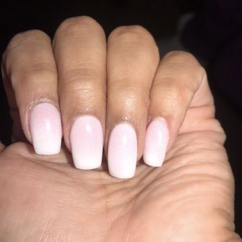 The Red Persimmon - Ombré white n pink, acrylic overlay. - Nail Salons Near Me - Moreno Valley, California The Red Persimmon - Ombré white n pink, acrylic overlay. - Nail Salons Near Me - Moreno Valley, California
