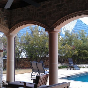 Unisen Media, LLC - Poolside TV installation. - Home Theatre Installation Near Me - Dallas, Texas