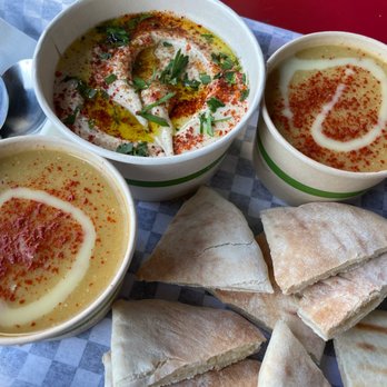 GastrobotEats - Hummus with Warm Pita, soup - Salad Near Me - Los Angeles, California