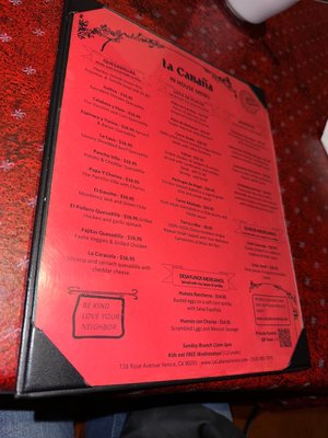 Menu photo 6 La Cabana Venice, CA Menu photo 6 La Cabana Venice, CA