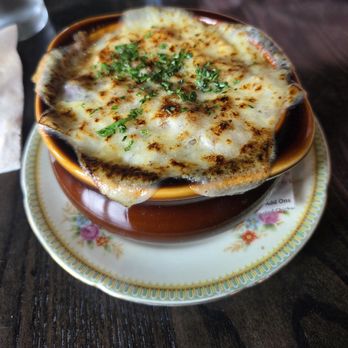 Oak and Ola - French onion soup - New American Near Me - Tampa, Florida Oak and Ola - French onion soup - New American Near Me - Tampa, Florida