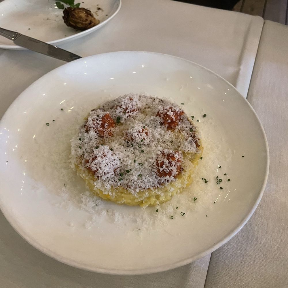 Harvest Table - Riso al salto - New American Near Me - St Helena, California