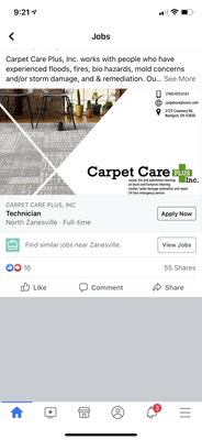 Carpet Care Plus Inc