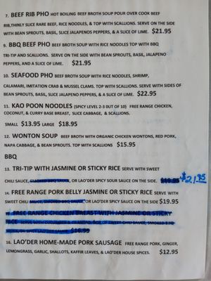 Menu photo 3 Laod'er Phet's Kitchen Farm To Table Style Weed, CA