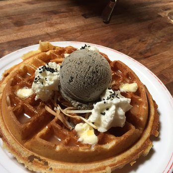 Expatriate - Waffle and black sesame ice cream - why isn't this more popular?! - Cocktail Bars Near Me - Portland, Oregon