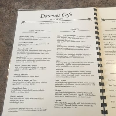 Menu photo 7 Downie's Cafe Bay City, OR Menu photo 7 Downie's Cafe Bay City, OR