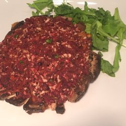 One 11 Kitchen & Bar - Portobello no cheese, half dead arugula