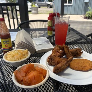 Ida Mae’s - Jumbo Wings (3) Mama's Mac n Cheese Linda's Candied Yams Kool-aid / Lemonade - Soul Food Near Me - Waxahachie, Texas Ida Mae’s - Jumbo Wings (3) Mama's Mac n Cheese Linda's Candied Yams Kool-aid / Lemonade - Soul Food Near Me - Waxahachie, Texas