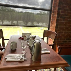 Garden Court Cafe - View of the garden and river
