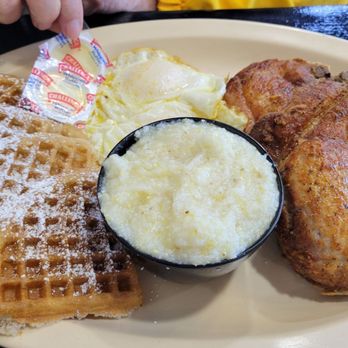 R & R Breakfast Spot - Fried pork chops, eggs grits waffle. Insanely wonderful! - Breakfast & Brunch Near Me - Moreno Valley, California R & R Breakfast Spot - Fried pork chops, eggs grits waffle. Insanely wonderful! - Breakfast & Brunch Near Me - Moreno Valley, California