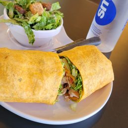 MMG Wrap with side salad.