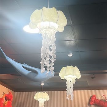 Ocean Crab - Jellyfish lamps! - Seafood Near Me - Lodi, California