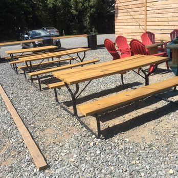 Lower Left Brewing - Outside seating behind brewery - Breweries Near Me - Charlotte, North Carolina Lower Left Brewing - Outside seating behind brewery - Breweries Near Me - Charlotte, North Carolina