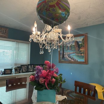 Rose Garden Florist - arrangement and balloon - Florists Near Me - Modesto, California Rose Garden Florist - arrangement and balloon - Florists Near Me - Modesto, California