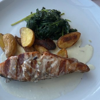 Moonshadows - Scottish salmon entrée - Seafood Near Me - Malibu, California