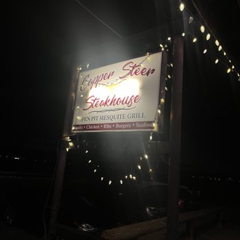 Copper Steer Steakhouse - Outdoor Sign - Steakhouses Near Me - Safford, Arizona