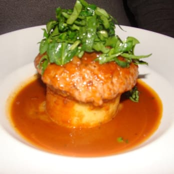 Osteria Marco - Stuffed Pork Loin Roman Gnocchi, Tallegio, Sausage & Pepper Gravy - Italian Near Me - Denver, Colorado Osteria Marco - Stuffed Pork Loin Roman Gnocchi, Tallegio, Sausage & Pepper Gravy - Italian Near Me - Denver, Colorado