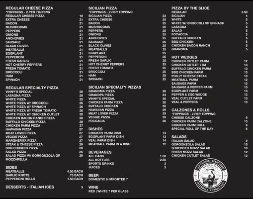 Menu photo 2 Glenville Pizza Greenwich, CT Menu photo 2 Glenville Pizza Greenwich, CT