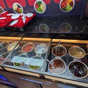 19 Gold - Classic Dips and accoutrements at the start of the Malatang Self-Service Bar - Taiwanese Near Me - Bothell, Washington