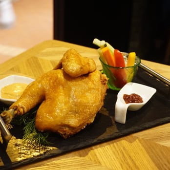 Firebird - Half fried chicken is crispy and juicy inside - Sushi Bars Near Me - Hong Kong, HK Firebird - Half fried chicken is crispy and juicy inside - Sushi Bars Near Me - Hong Kong, HK