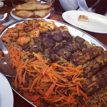Main Bakhtar Halal Kabab - Family platter - Afghan Near Me - Flushing, New York Main Bakhtar Halal Kabab - Family platter - Afghan Near Me - Flushing, New York