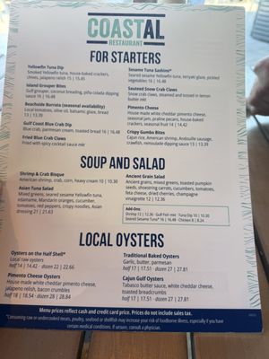 Menu photo 4 Coastal Orange Beach Orange Beach, AL Menu photo 4 Coastal Orange Beach Orange Beach, AL