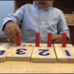 The Montessori School of Washington - Learning numbers