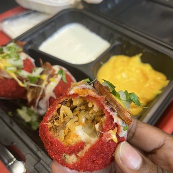 Fatimas Grill Brooklyn - Hot Cheetos Ball 3pc Birria) - Mexican Near Me - Brooklyn, New York