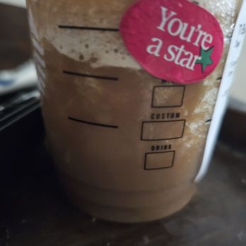 Starbucks - Sticker on the espresso Frappuccino! - Coffee & Tea Near Me - Flushing, New York Starbucks - Sticker on the espresso Frappuccino! - Coffee & Tea Near Me - Flushing, New York