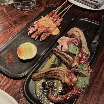 Wayan - Octopus a la Plancha and Chicken Satay - Indonesian Near Me - New York, New York