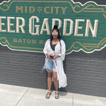 Mid City Beer Garden - My wife - Beer Gardens Near Me - Baton Rouge, Louisiana