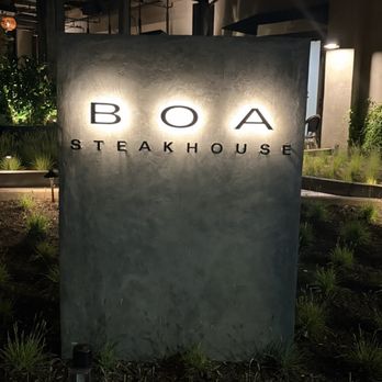 BOA Steakhouse - Signage - Bars Near Me - Napa, California BOA Steakhouse - Signage - Bars Near Me - Napa, California