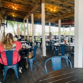 Shrimp Basket - Outdoor deck seating - Seafood Near Me - Orange Beach, Alabama