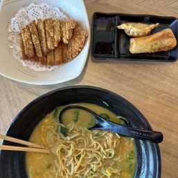 Curry ramen with pork cutlet Curry ramen with pork cutlet