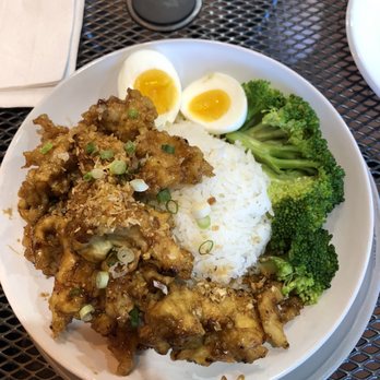 Thai Cookery - Fried chicken garlic rice bowl - Thai Near Me - Hawthorne, New Jersey Thai Cookery - Fried chicken garlic rice bowl - Thai Near Me - Hawthorne, New Jersey