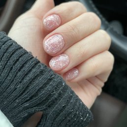 Short almond nails-clean cuticles Short almond nails-clean cuticles