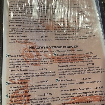 Real Jalisco - a menu for a mexican restaurant - Mexican Near Me - Eagle, Colorado