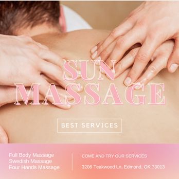 Sun Massage - Come and try our services - Massage Near Me - Edmond, Oklahoma Sun Massage - Come and try our services - Massage Near Me - Edmond, Oklahoma