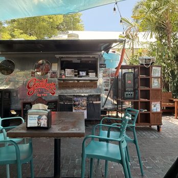 Garbo's Grill - Patio location. - Food Trucks Near Me - Key West, Florida