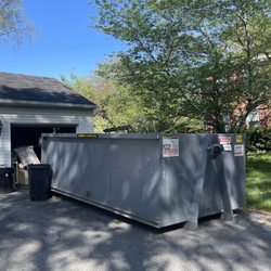 Roll Off On The Go Rentals - 20 Yard Dumpster fit on one side of my two car driveway perfectly.
