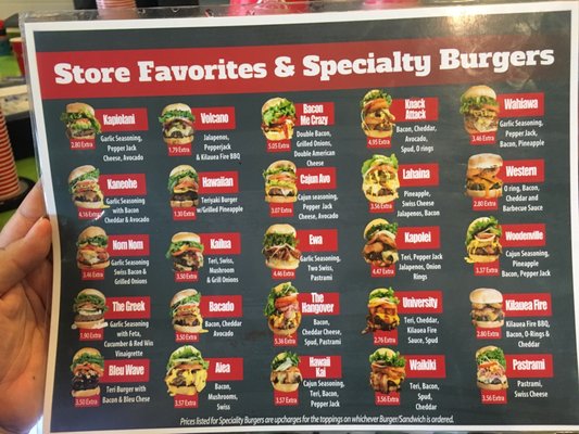 Menu photo 6 Teddy's Bigger Burgers - Aiea Aiea, HI Menu photo 6 Teddy's Bigger Burgers - Aiea Aiea, HI