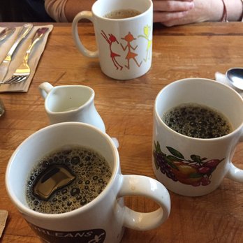 Sam's Log Cabin - I love the fact that every coffee cup is different - Breakfast & Brunch Near Me - Albany, California Sam's Log Cabin - I love the fact that every coffee cup is different - Breakfast & Brunch Near Me - Albany, California